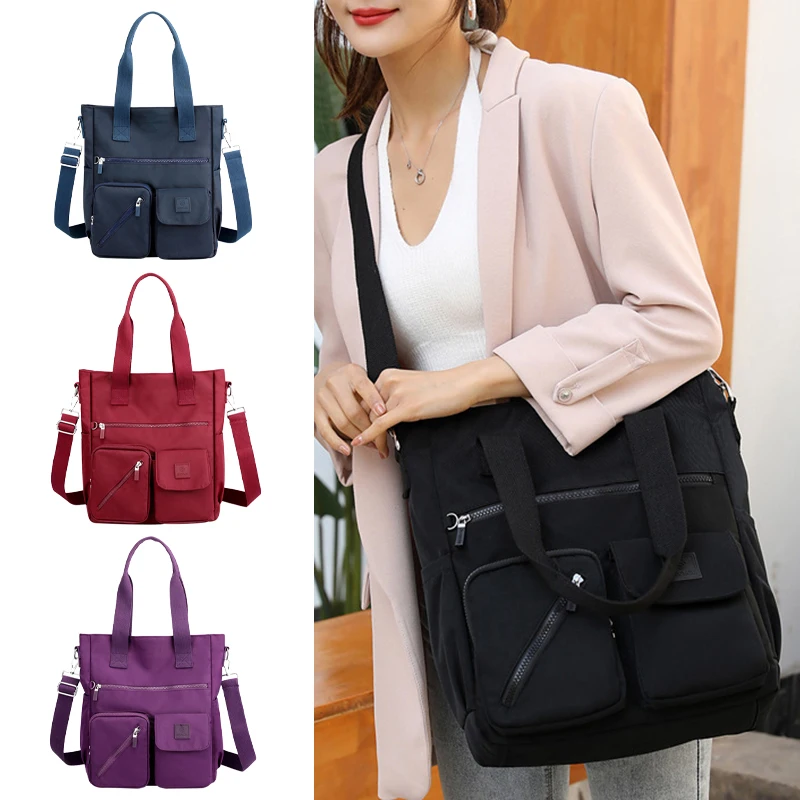 Женская нейлоновая сумка в деловом стиле, Диагональная Сумка на плечо, водонепроницаемая вместительная легкая нейлоновая сумка
Женская нейлоновая сумка в деловом стиле, Диагональная Сумка на плечо, водонепроницаемая вместительная легкая нейлоновая сумка