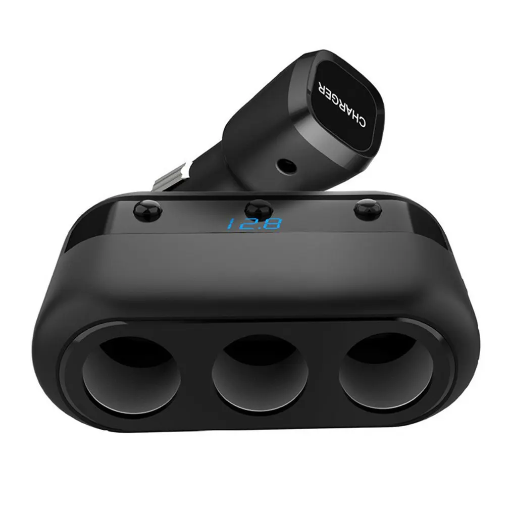 Car Cigarette Lighter Splitter Adapter Power Charger Port LCD Digital Display Socket Splitter Car Chargers Adapter
Car Cigarette Lighter Splitter Adapter Power Charger Port LCD Digital Display Socket Splitter Car Chargers Adapter