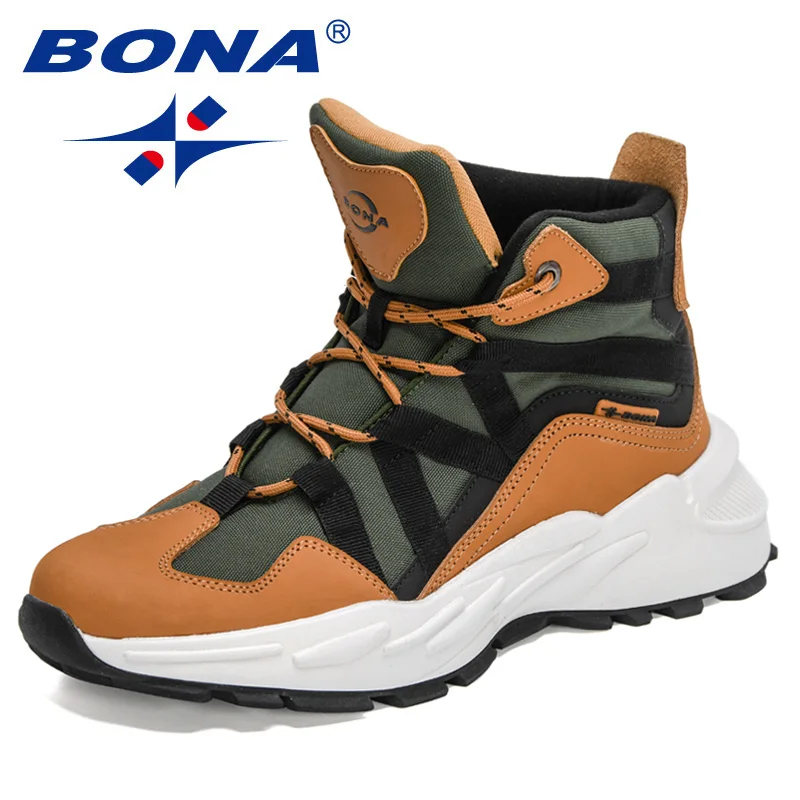 BONA 2021 New Designers Luxury Brand Casual Shoes Men Fashion High Quality Action Leather Sneaker Man High Top Boots Mansculino
BONA 2021 New Designers Luxury Brand Casual Shoes Men Fashion High Quality Action Leather Sneaker Man High Top Boots Mansculino