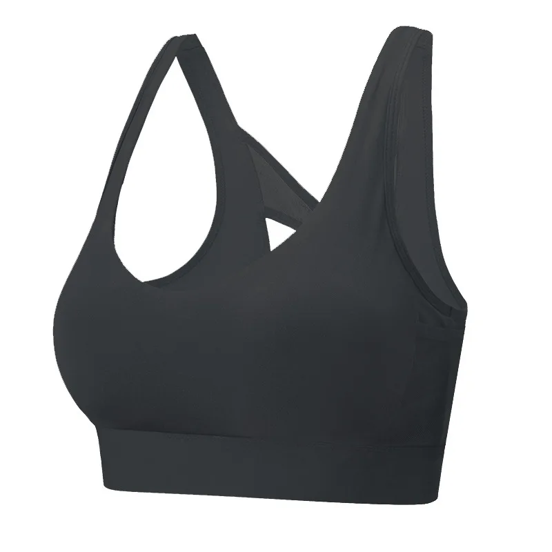 Sports bra gather mesh cross beautiful back yoga underwear quick-drying fitness bra
Sports bra gather mesh cross beautiful back yoga underwear quick-drying fitness bra