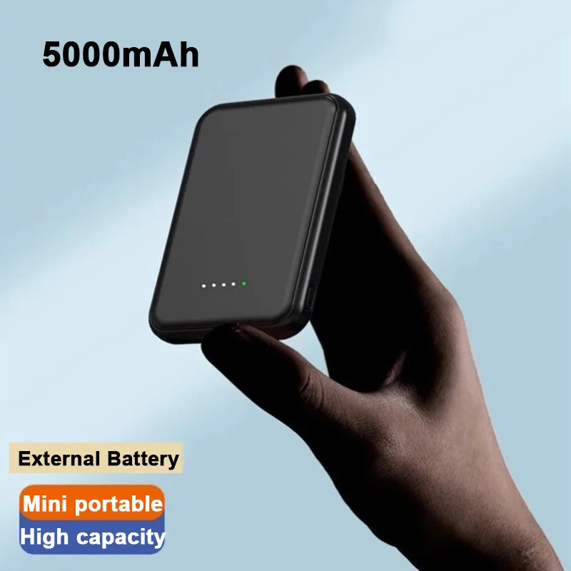 5000mAh New Charger Magnetic Power Bank Mobile Phone Wireless Charging For iphone 13 12 13Pro 12Pro Max Mini External Battery
5000mAh New Charger Magnetic Power Bank Mobile Phone Wireless Charging For iphone 13 12 13Pro 12Pro Max Mini External Battery