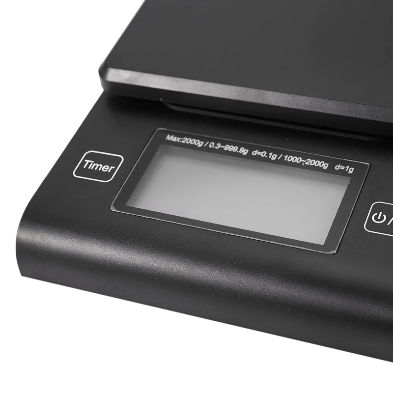 Digital Coffee Scale Multi-Function Kitchen Food Scale With Timer Temperature Probe Lcd Monitor 2000G / 1G
Digital Coffee Scale Multi-Function Kitchen Food Scale With Timer Temperature Probe Lcd Monitor 2000G / 1G