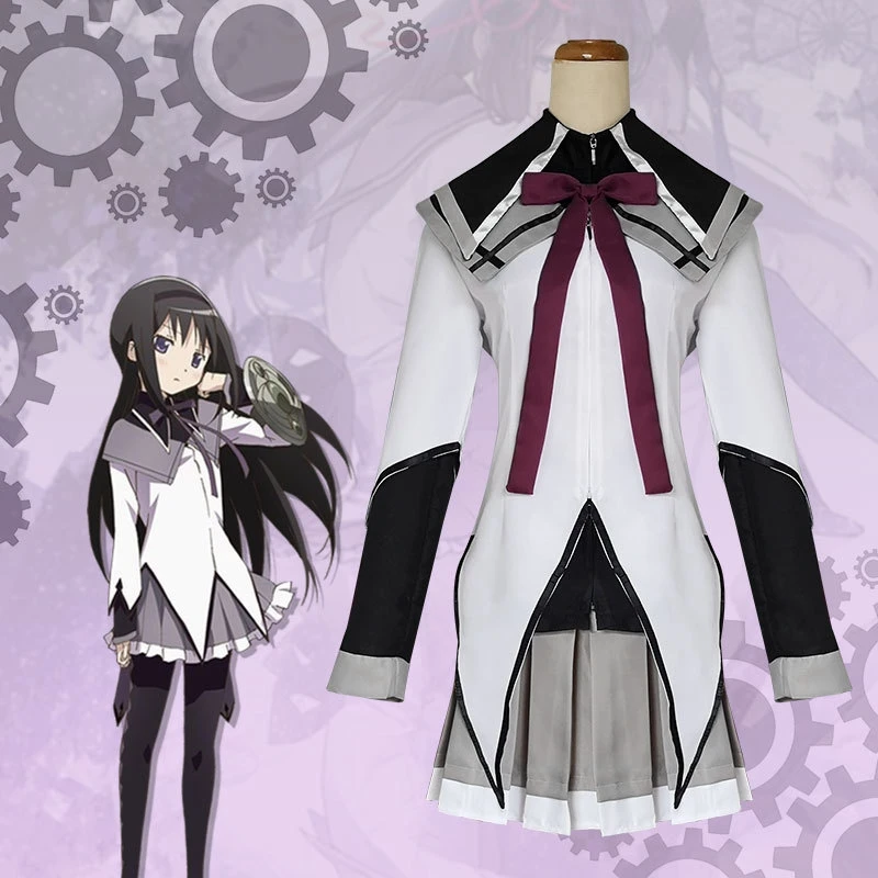 Костюм для косплея Puella Magi Madoka Magica Akemi Homura, Короткое бальное платье с бантиками, косплей костюм Homura Akemi
Костюм для косплея Puella Magi Madoka Magica Akemi Homura, Короткое бальное платье с бантиками, косплей костюм Homura Akemi