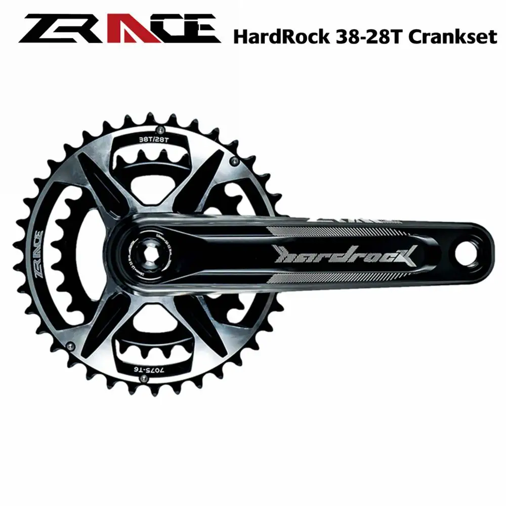 ZRACE кривошипы HARDROCK 2x10 11 12 скоростной усилитель Кривошип Орлан зуб для MTB XC/TR/DH/FR 170 /