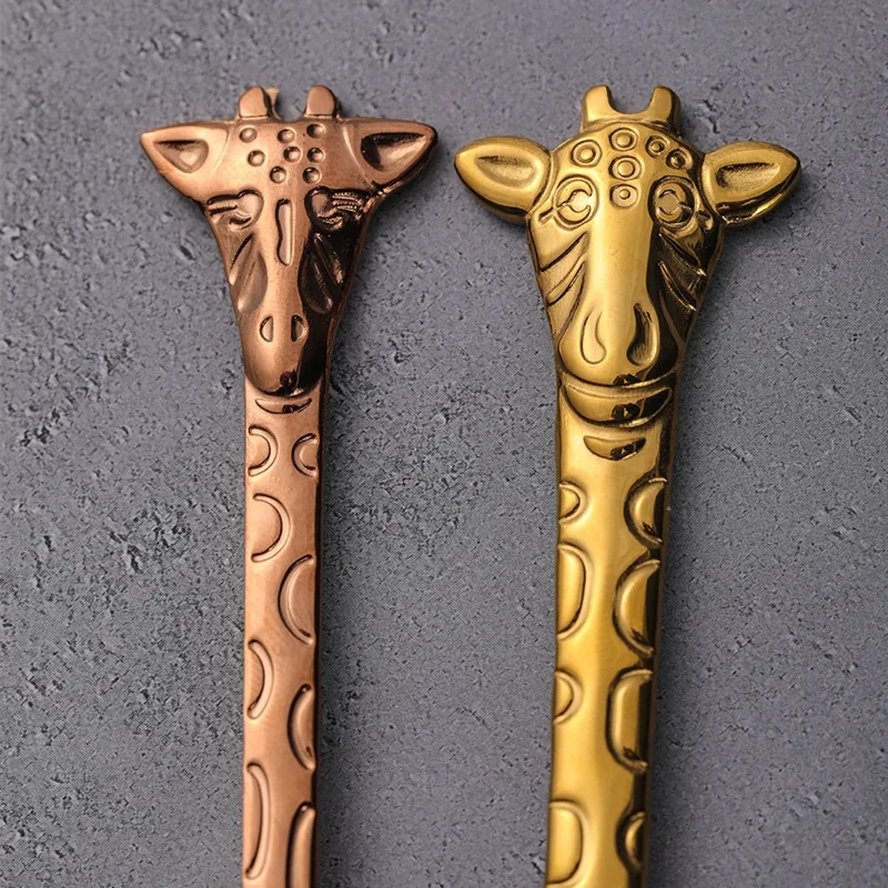 Forks spoon Colorful Cartoon Giraffe Set Teaspoon Coffee Server Dessert Flatware Tableware for Home Office Hotel
Forks spoon Colorful Cartoon Giraffe Set Teaspoon Coffee Server Dessert Flatware Tableware for Home Office Hotel