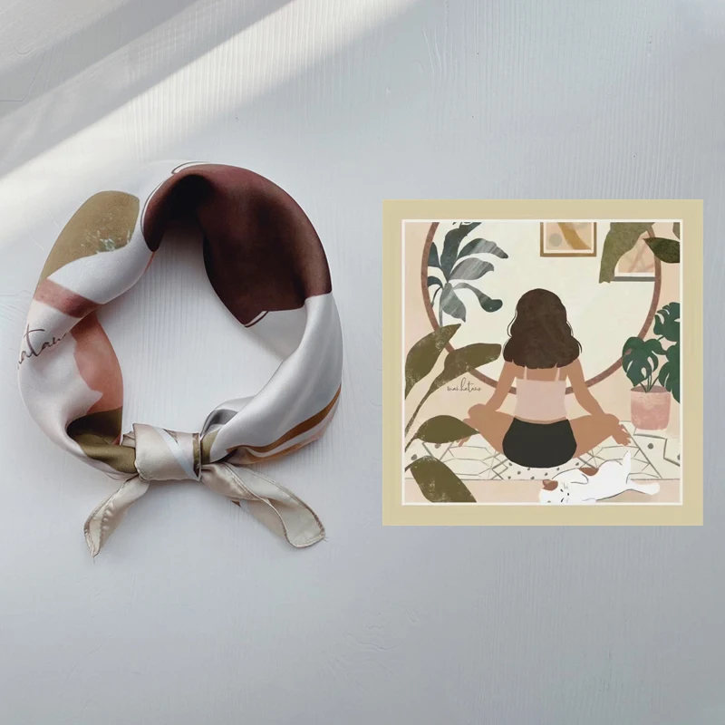 Youth European style printing silk scarf women small square scarf 53*53cm character spring and summer multi function turban new
Youth European style printing silk scarf women small square scarf 53*53cm character spring and summer multi function turban new