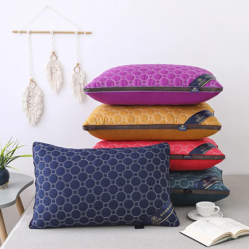 Hilton Hotel Pillow Five-star Hotel Three-dimensional Neck Pillow 100% Cotton Sleep Pillow
Hilton Hotel Pillow Five-star Hotel Three-dimensional Neck Pillow 100% Cotton Sleep Pillow