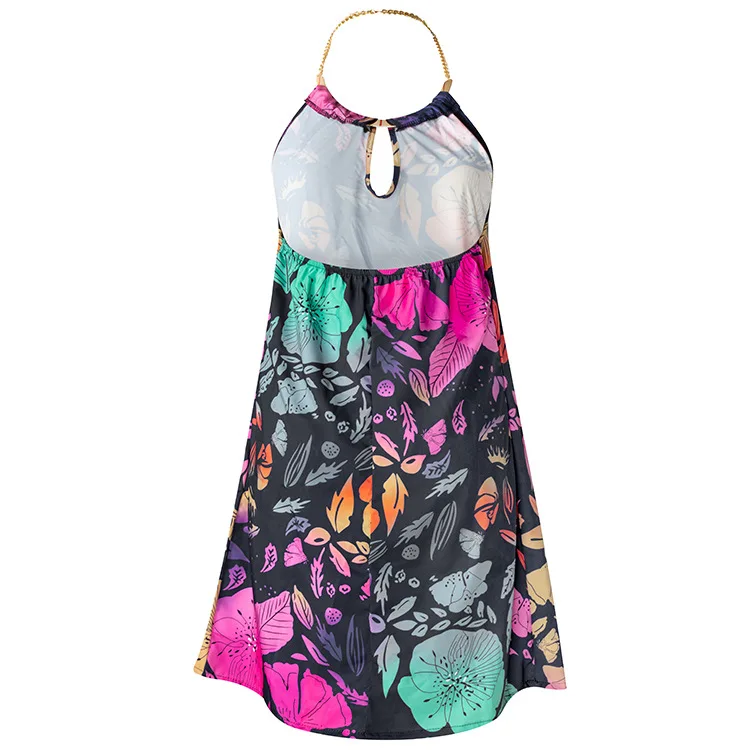 Cross border express Amazon hot sale 2021 European and American summer necked dress women's printed sleeveless dress
Cross border express Amazon hot sale 2021 European and American summer necked dress women's printed sleeveless dress
