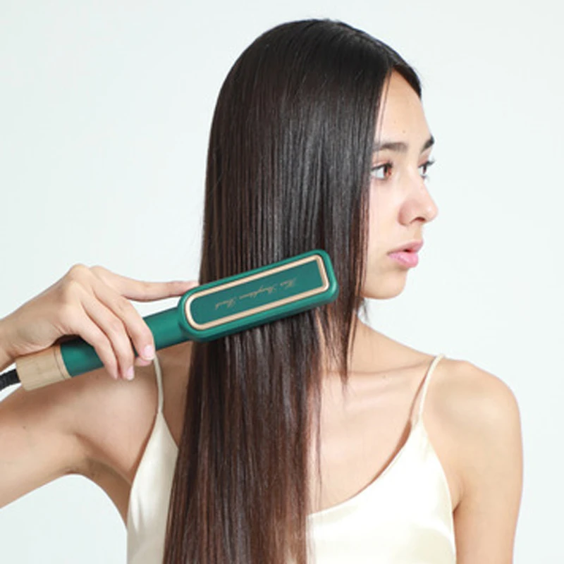 Professional Hair Straightener Curler Brush Ceramic Electric Straighten Beard Brush Fast Heating Curler Straightener Comb Styler
Professional Hair Straightener Curler Brush Ceramic Electric Straighten Beard Brush Fast Heating Curler Straightener Comb Styler