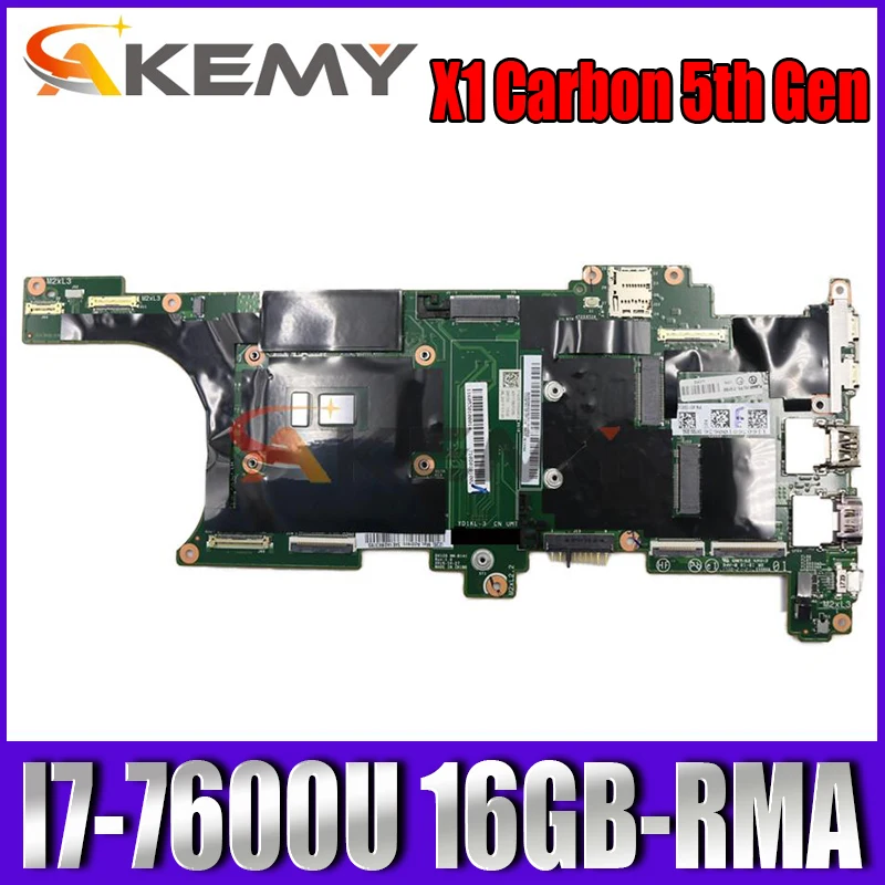 Lenovo Thinkpad X1 Carbon 5th Gen I7-7600U Laptop Motherboard RMA 16GB FRU 01AY090 01AY091 01LV441 01AY087 100% tested ok
Lenovo Thinkpad X1 Carbon 5th Gen I7-7600U Laptop Motherboard RMA 16GB FRU 01AY090 01AY091 01LV441 01AY087 100% tested ok
