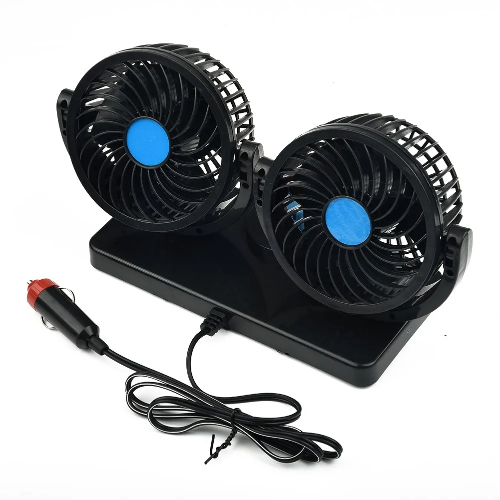 12V Car Auto Air Cooling Fan 360 Degree All-Round Adjustable Dashboard Dual Head Car Fan Auto Cooler Air Fan Car Fan Accessories
12V Car Auto Air Cooling Fan 360 Degree All-Round Adjustable Dashboard Dual Head Car Fan Auto Cooler Air Fan Car Fan Accessories