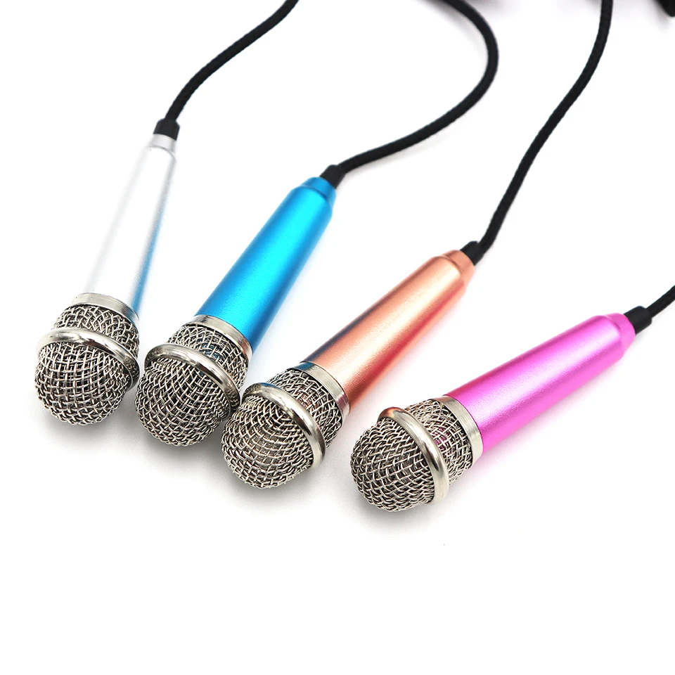 Portable 3.5mm Stereo Studio Mic KTV Karaoke Mini Microphone For Smart Phone Laptop PC Desktop Handheld Audio Small Microphone
Portable 3.5mm Stereo Studio Mic KTV Karaoke Mini Microphone For Smart Phone Laptop PC Desktop Handheld Audio Small Microphone