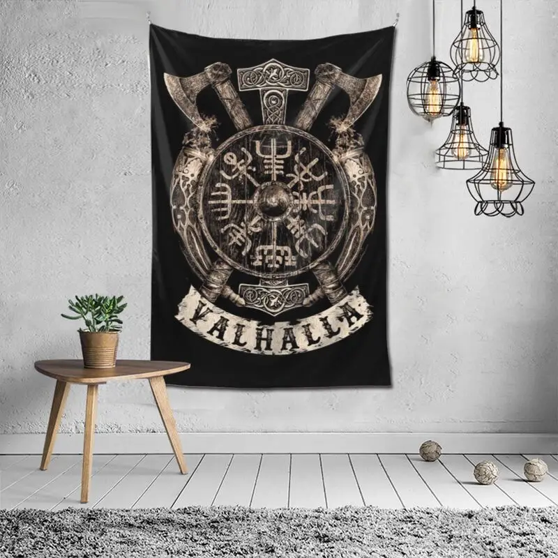 CUT Viking Decoration Tapestry Wall Hanging Fabrics Valhalla Carpet Home Living Room Decor Hippie Style
CUT Viking Decoration Tapestry Wall Hanging Fabrics Valhalla Carpet Home Living Room Decor Hippie Style