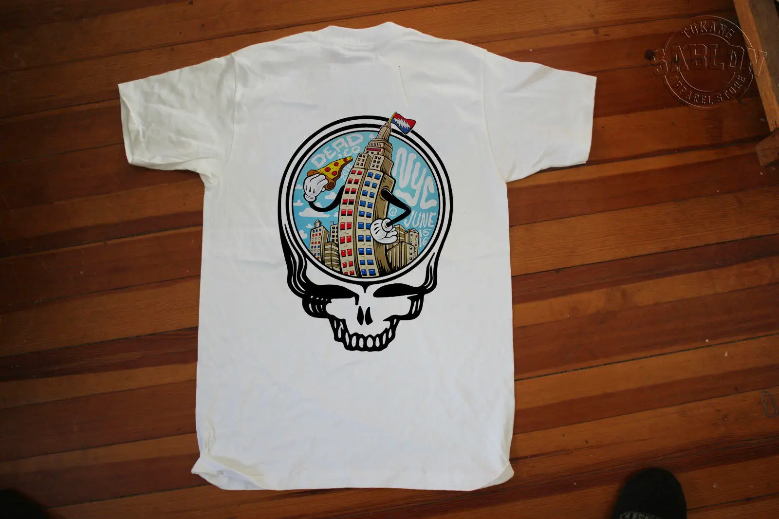 Футболка с надписью Dead And & Company Tour 2018 S-3XL летняя футболка круглым вырезом