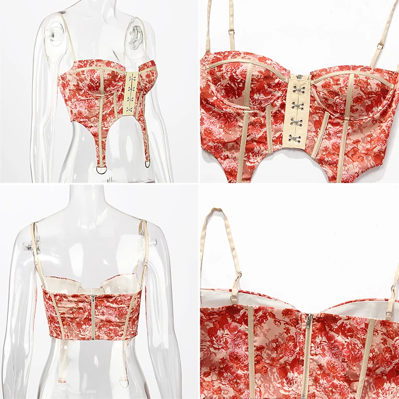 Purple Print Backless Sexy Corset Crop Tops Women 2021 Vest Spaghetti Strap Button Tank Top Female Sleeveless Top Mujer
Purple Print Backless Sexy Corset Crop Tops Women 2021 Vest Spaghetti Strap Button Tank Top Female Sleeveless Top Mujer