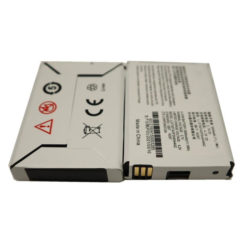 2pcs New 3000mAh Li3730T42P3h6544A2 For ZTE MF286 MF279 Z289L MF286A MF96 MF96U Z289 Z289G 4G LTE T-mobile Sonic 2.0 Wifi Router
2pcs New 3000mAh Li3730T42P3h6544A2 For ZTE MF286 MF279 Z289L MF286A MF96 MF96U Z289 Z289G 4G LTE T-mobile Sonic 2.0 Wifi Router