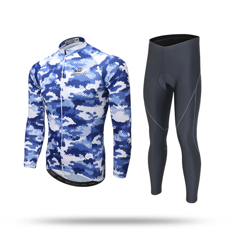 Winter Men's Cycling Jersey Thermal Fleece Jersey Camouflage Suit Outdoor MTB Bike Bib Pants Set Team Ropa Maillot Ciclismo
Winter Men's Cycling Jersey Thermal Fleece Jersey Camouflage Suit Outdoor MTB Bike Bib Pants Set Team Ropa Maillot Ciclismo