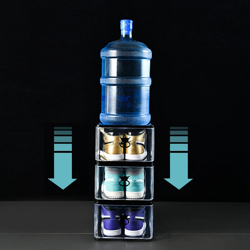 5Pcs Clear Stackable Shoes Box Thickened Dustproof Plastic Clamshell Drawer Type Shoe Storage Box Organizer MAZI888
5Pcs Clear Stackable Shoes Box Thickened Dustproof Plastic Clamshell Drawer Type Shoe Storage Box Organizer MAZI888