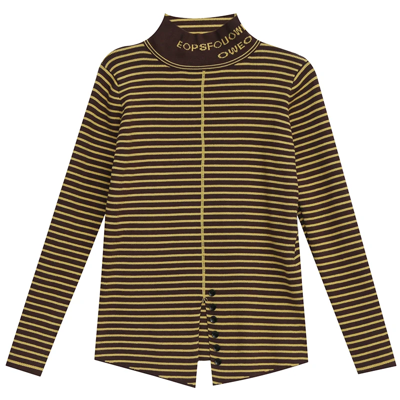2020 Knit Women Turtleneck Sweater Pullovers Autumn Winter Basic Women Sweaters Pullover Slim Fit Striped Stretchy Top T07801B
2020 Knit Women Turtleneck Sweater Pullovers Autumn Winter Basic Women Sweaters Pullover Slim Fit Striped Stretchy Top T07801B