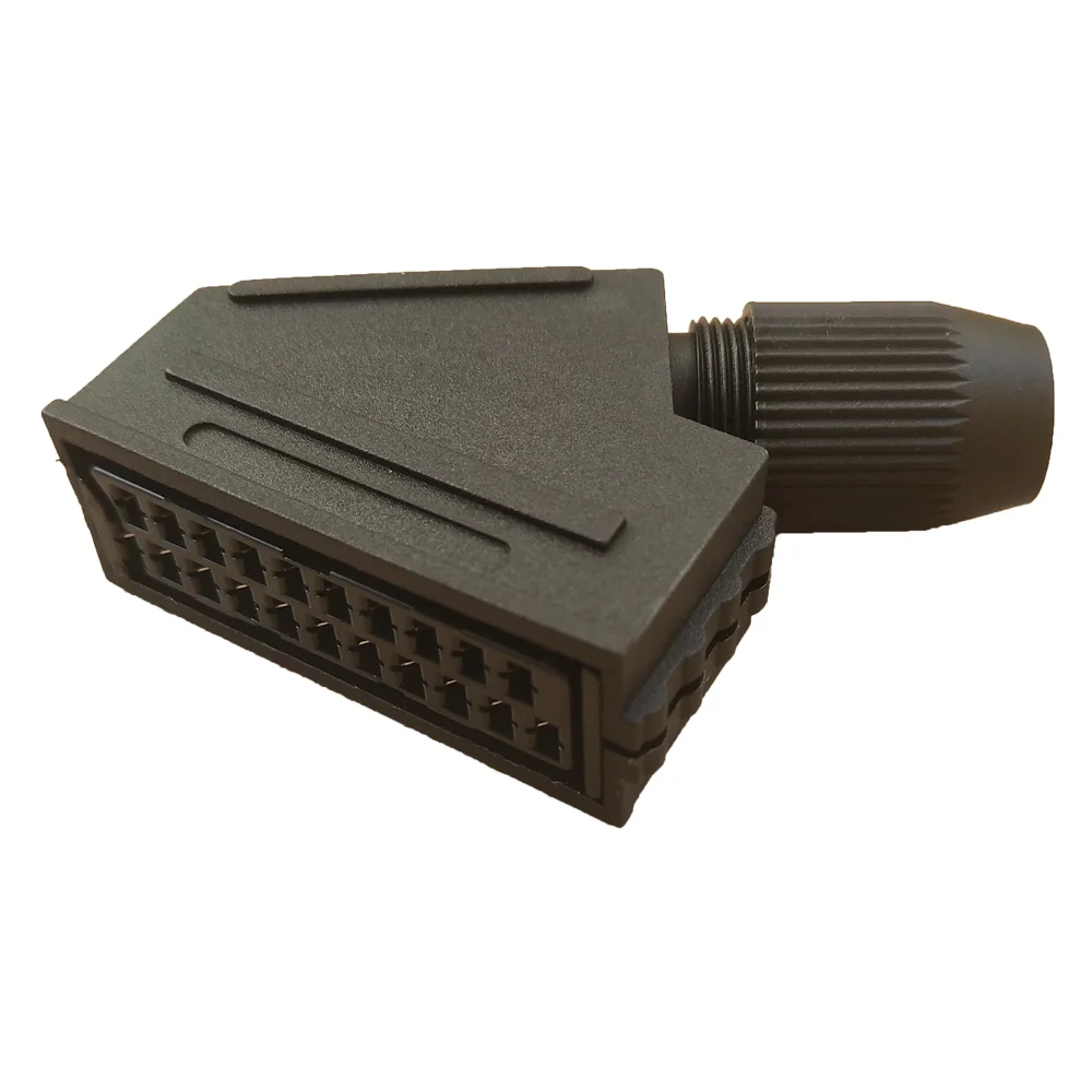 SC 109 21Pin SCART Женский ЧПУ Токарный станок с Щетка аудио видео конвертер разъем под