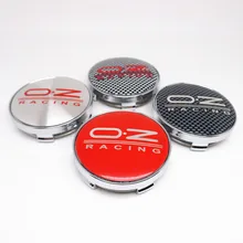 4pcs 60mm 56mm OZ Racing Wheel Center Hub Caps Emblem Badge Logo Rims Cover Cap Car Styling Accessories