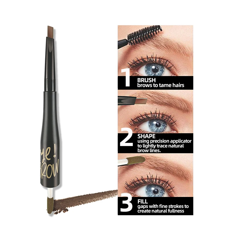 Automatic Rotating Eyebrow Pencil Double-headed Eyebrow Powder Waterproof Lasting Non-smudge Eyebrow Pen Cosmetics TSLM1
Automatic Rotating Eyebrow Pencil Double-headed Eyebrow Powder Waterproof Lasting Non-smudge Eyebrow Pen Cosmetics TSLM1