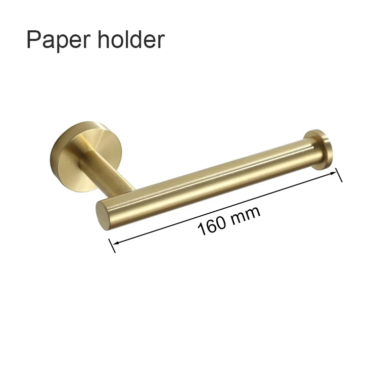 Набор аксессуаров для ванной MELLRAIN матовое золото 
Набор аксессуаров для ванной MELLRAIN матовое золото