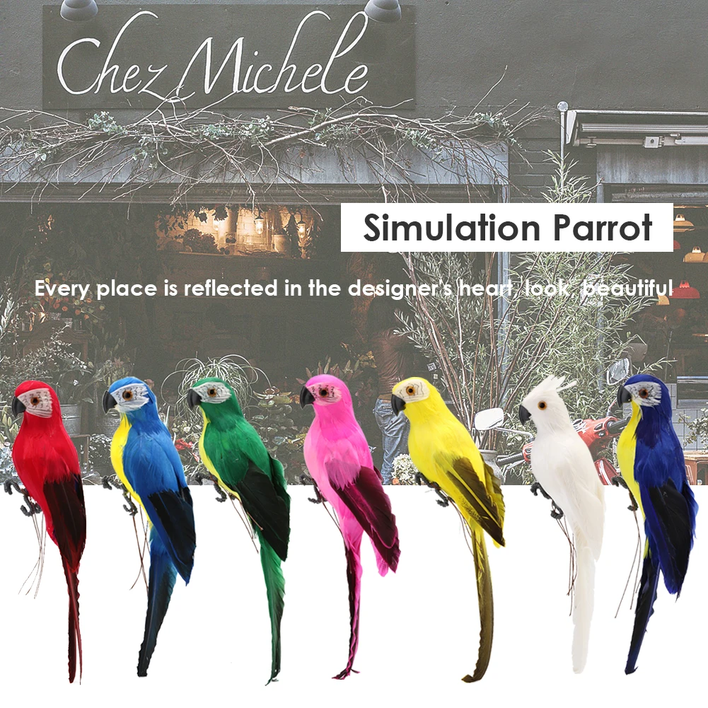 1PCS Creative Foam Feather Artificial Parrots Imitation Bird Model Home Outside Garden Wedding Decoration Ornament DIY Party
1PCS Creative Foam Feather Artificial Parrots Imitation Bird Model Home Outside Garden Wedding Decoration Ornament DIY Party