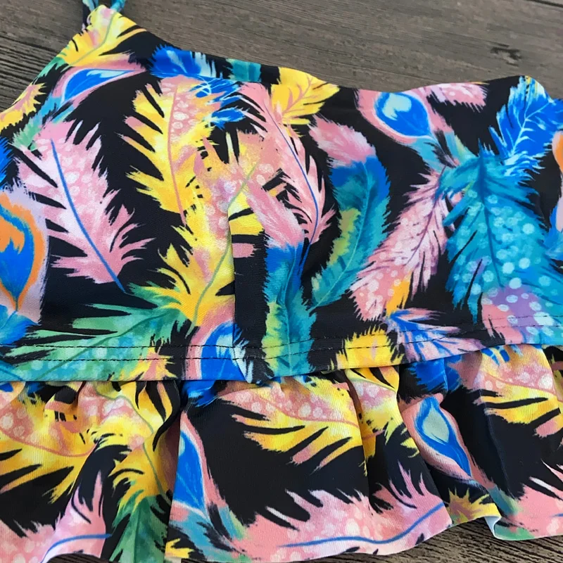 2020 Sexy print bikinis swimwear women mujer new Ruffle two piece bathing suit push up swimsuit summer High quality biquini
2020 Sexy print bikinis swimwear women mujer new Ruffle two piece bathing suit push up swimsuit summer High quality biquini