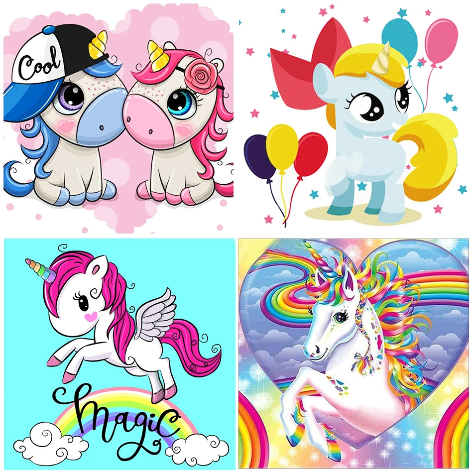 Cute Unicorn DIY 5D Diamond Painting Cartoon Child Resin Full Round Diamond Embroidery Cross Stitch Kids Mosaic Painting Animal
Cute Unicorn DIY 5D Diamond Painting Cartoon Child Resin Full Round Diamond Embroidery Cross Stitch Kids Mosaic Painting Animal
