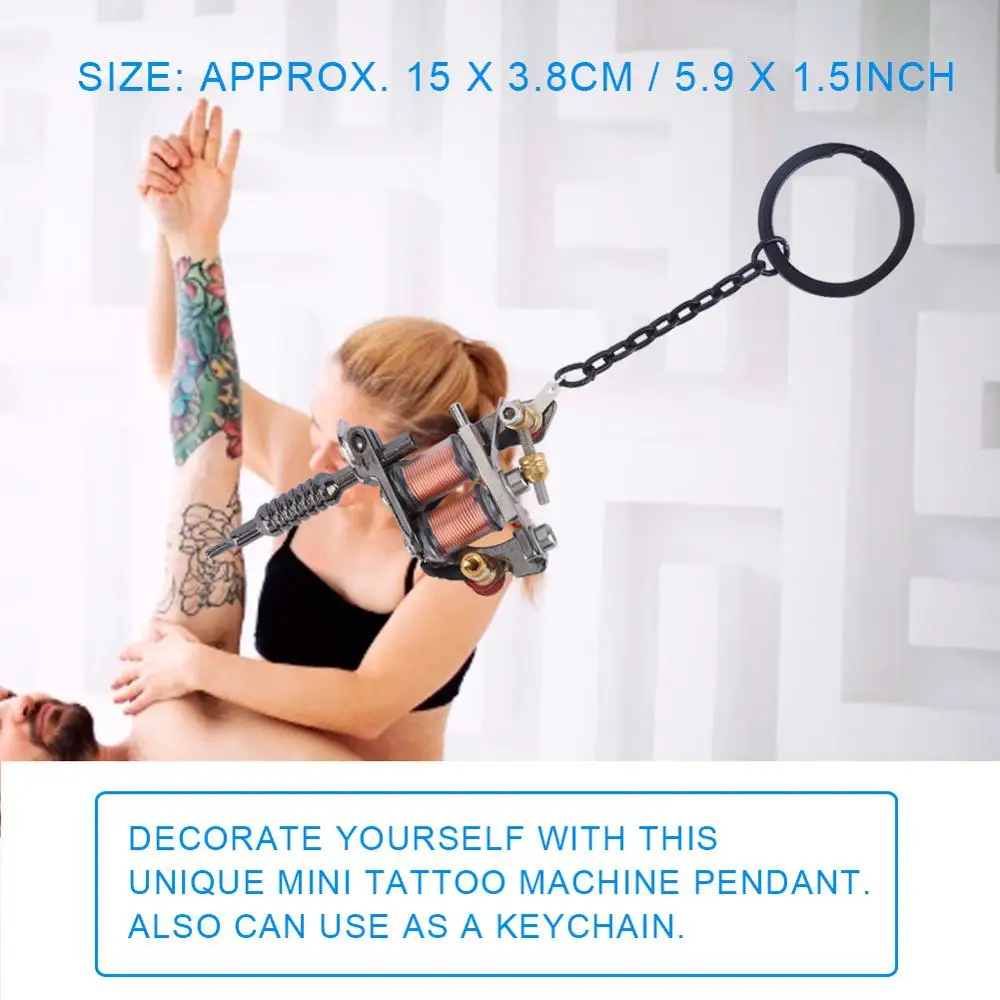 11 Types Mini Tattoo Machine Tattoo Supply Keychain Key Holder Punk Style As Pendant Ornament Gift Craft Tattoo Microblading Pen
11 Types Mini Tattoo Machine Tattoo Supply Keychain Key Holder Punk Style As Pendant Ornament Gift Craft Tattoo Microblading Pen