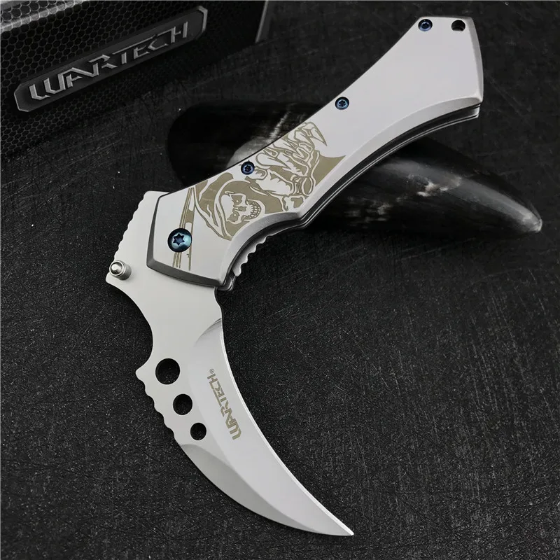 Cs Go Karambit Knife Folding Blade Tactical Military Combat Pocket Carambit Bear Claw Everyday Carry Self Defense
Cs Go Karambit Knife Folding Blade Tactical Military Combat Pocket Carambit Bear Claw Everyday Carry Self Defense