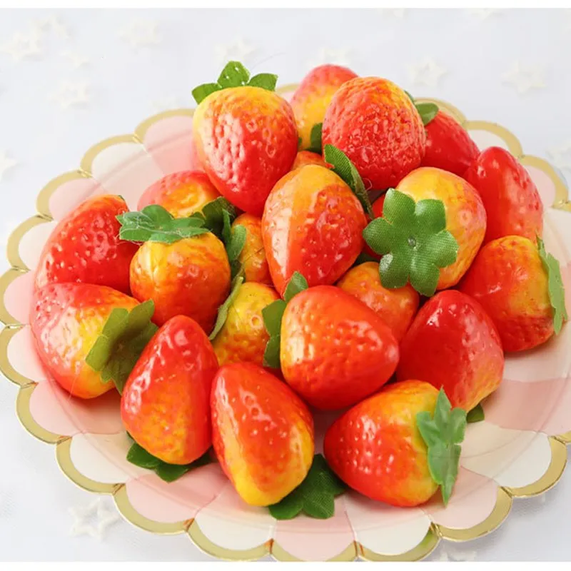 10pcs Artificial Fruits foam Simulation Strawberry Model for Simulation Fruit and Vegetable Props Auxiliary Fruit Decoration
10pcs Artificial Fruits foam Simulation Strawberry Model for Simulation Fruit and Vegetable Props Auxiliary Fruit Decoration