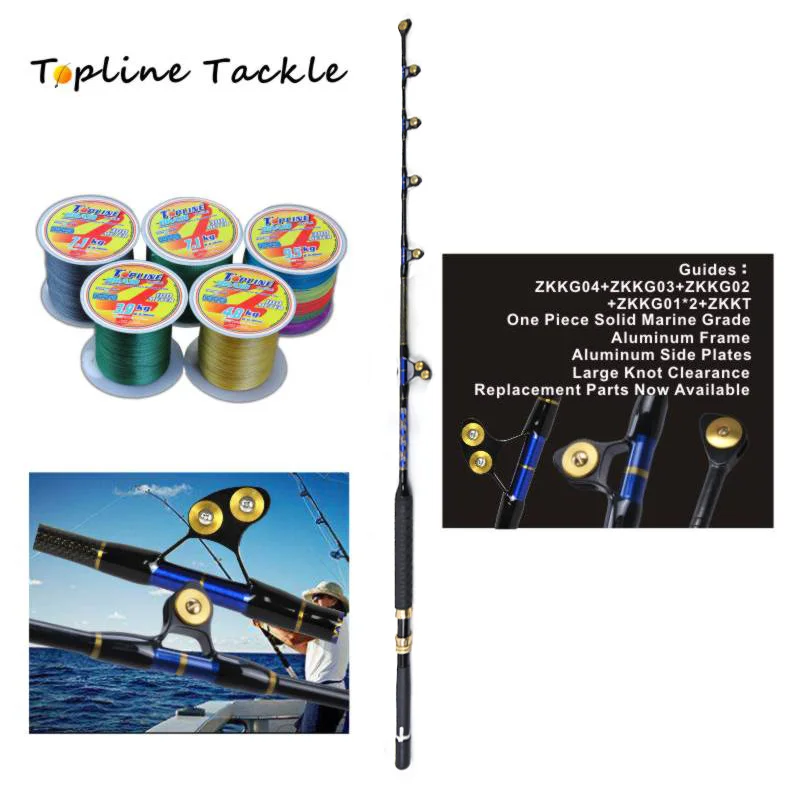 Topline, морские тяжелые мотоциклетные удочки для морской рыбалки, 20-40/50-80 фунтов, обычная рыболовная удочка для лодки с роликовыми направляющи...
Topline, морские тяжелые мотоциклетные удочки для морской рыбалки, 20-40/50-80 фунтов, обычная рыболовная удочка для лодки с роликовыми направляющи...