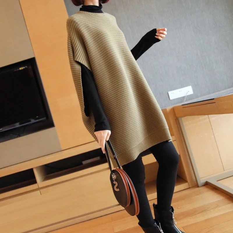 2022 Autumn Winter New Fashion Thickened Pullover Wool Loose Knitting oversized Solid Dresses Women X606
2022 Autumn Winter New Fashion Thickened Pullover Wool Loose Knitting oversized Solid Dresses Women X606