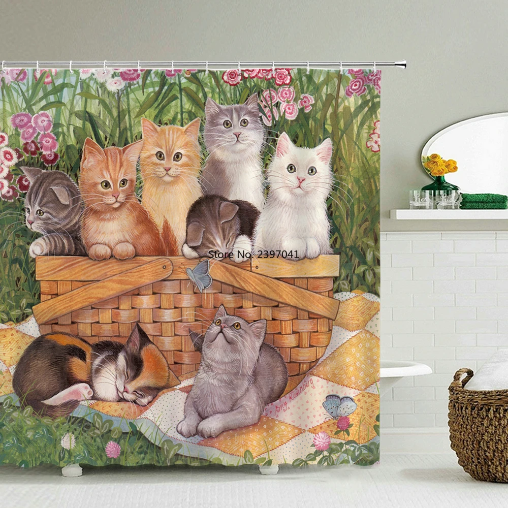 Милые водонепроницаемые шторы для душа в виде бульдога
Милые водонепроницаемые шторы для душа в виде бульдога