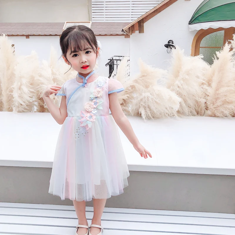 Girls Dress 2020 Summer New Children's Garment Super Western Chinese Style Summer Dress Girl Princess Dress
Girls Dress 2020 Summer New Children's Garment Super Western Chinese Style Summer Dress Girl Princess Dress