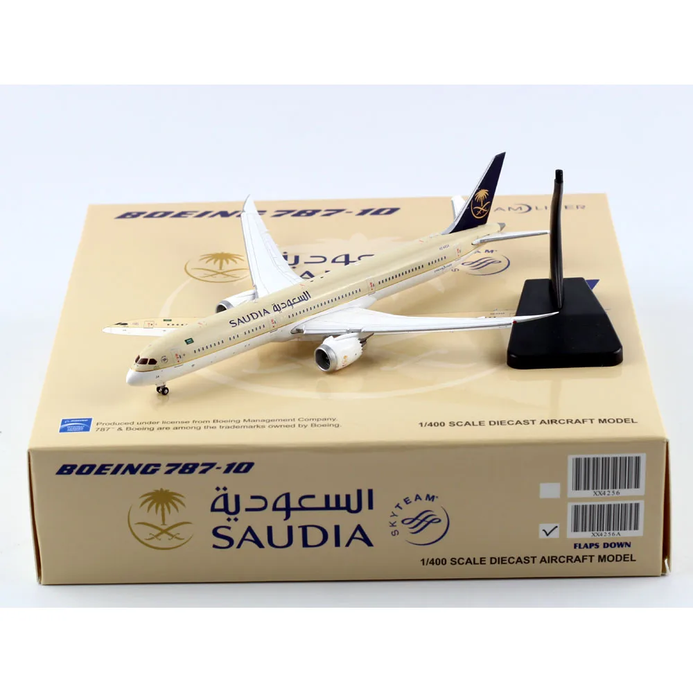 1:400 Alloy Collectible Plane XX4256A Saudi Arabian Airlines "Dreamliner" B787-10 Diecast Aircarft Jet Model HZ-AR24 Flaps Down
1:400 Alloy Collectible Plane XX4256A Saudi Arabian Airlines "Dreamliner" B787-10 Diecast Aircarft Jet Model HZ-AR24 Flaps Down
