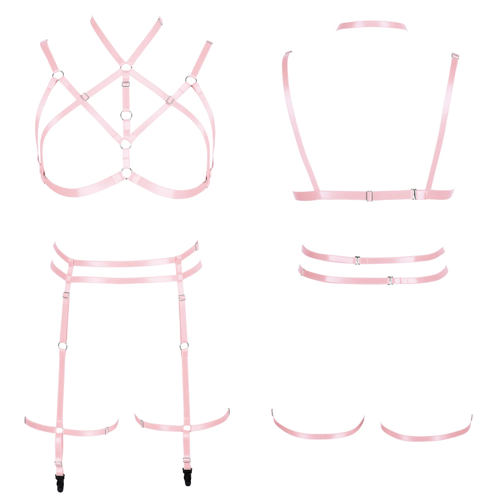 Sexy Sword Belt Hollow Bra Bondage Festival Rave Adjust Waist Leg Suspender Set Fetish Erotic Elastic Lingerie For Women Garter
Sexy Sword Belt Hollow Bra Bondage Festival Rave Adjust Waist Leg Suspender Set Fetish Erotic Elastic Lingerie For Women Garter