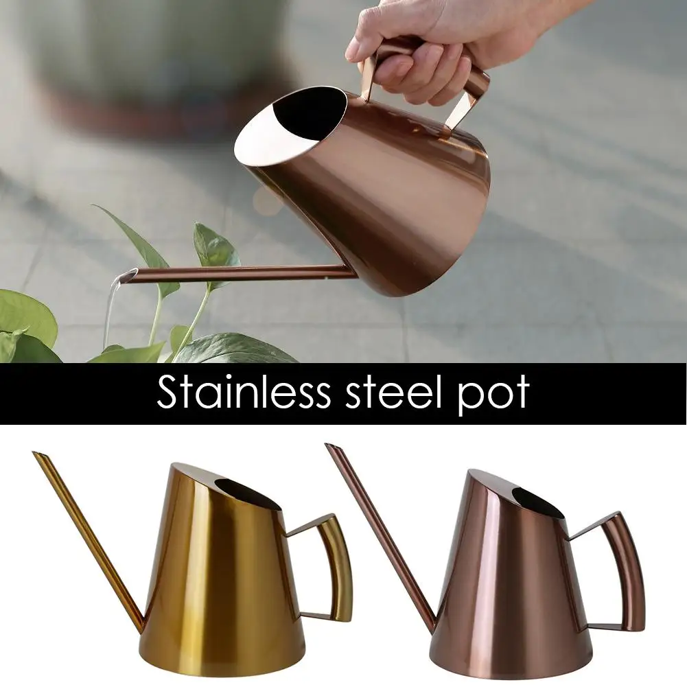 New Hot Long Mouth Stainless Steel Watering Pot Gardening Potted Watering Flower Plants Shower Gardening Tool 400/900/1500ML
New Hot Long Mouth Stainless Steel Watering Pot Gardening Potted Watering Flower Plants Shower Gardening Tool 400/900/1500ML