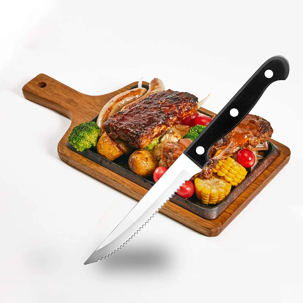 Steak Knives Set of 4 6 8 Stainless Steel Serrated Steak Knife kitchen Camping Restaurant Steak Knives Dishwasher Safe
Steak Knives Set of 4 6 8 Stainless Steel Serrated Steak Knife kitchen Camping Restaurant Steak Knives Dishwasher Safe