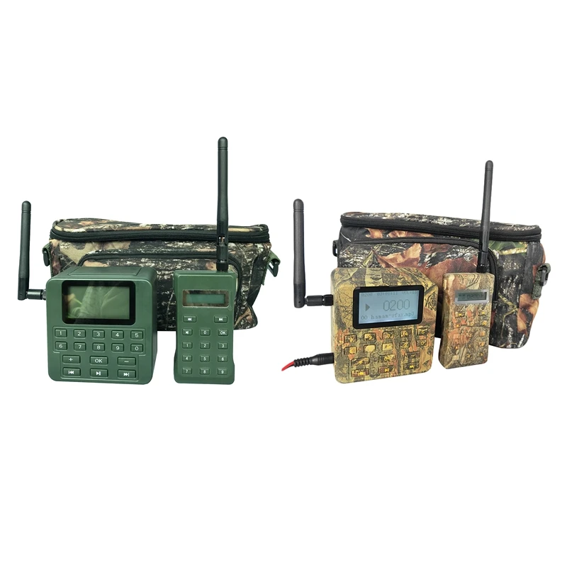 Outdoor Hunting Decoy Bird Caller 100W Loud Speaker Sounds Voices MP3 Player 200DB 500M Remote Controller
Outdoor Hunting Decoy Bird Caller 100W Loud Speaker Sounds Voices MP3 Player 200DB 500M Remote Controller