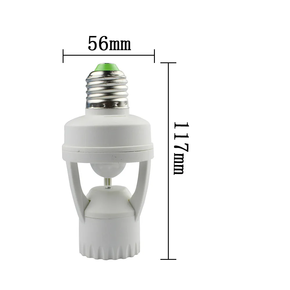 E27 Screw Socket High Sensitivity PIR Human Body Motion Sensor 60W LED Lamp With Control Switch Bulb Socket
E27 Screw Socket High Sensitivity PIR Human Body Motion Sensor 60W LED Lamp With Control Switch Bulb Socket