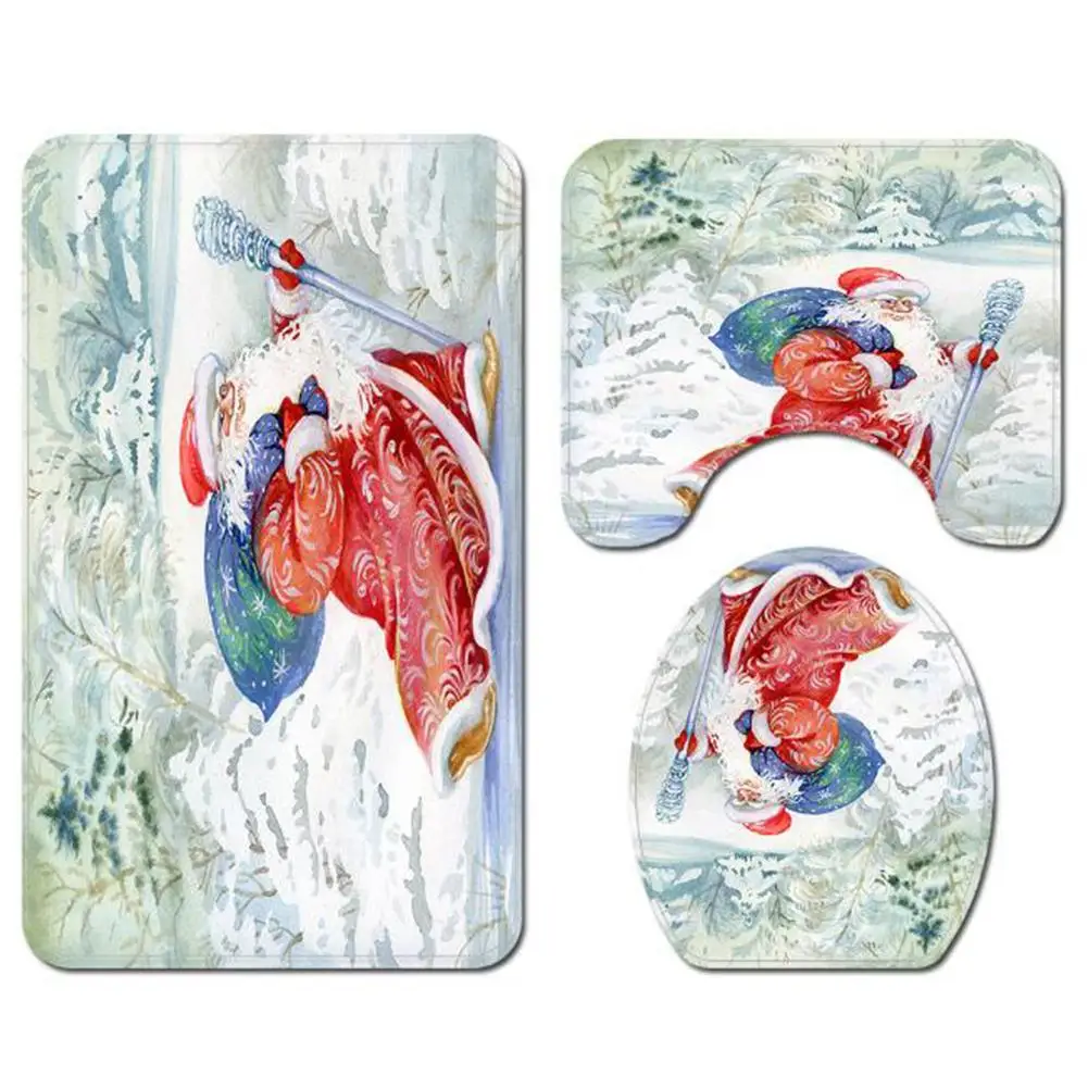 New 3pcs/set Flannel Santa Claus Print Decorative Mat 45*75cm Bathroom Floor Pad
New 3pcs/set Flannel Santa Claus Print Decorative Mat 45*75cm Bathroom Floor Pad