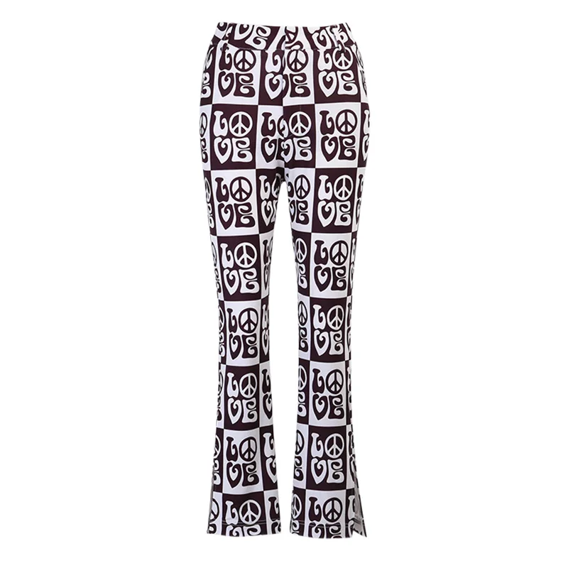 Split Side Flare Pant Women Letter Women Autumn Slim Streetwear High Waist Trousers Fashion Female Pantalones PA52365
Split Side Flare Pant Women Letter Women Autumn Slim Streetwear High Waist Trousers Fashion Female Pantalones PA52365