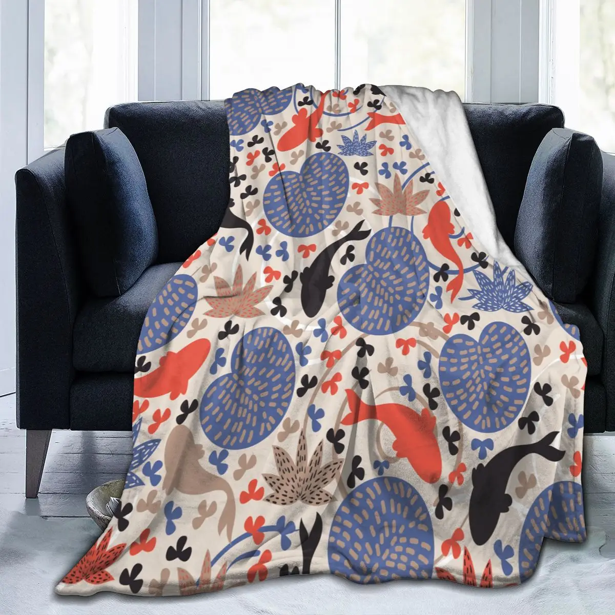 Flannel Blanket Fishes And Lotus Leaves In The Pond Soft Thin Fleece Blanket Bedspread Cover for Bed Sofa Home Decor Dropship
Flannel Blanket Fishes And Lotus Leaves In The Pond Soft Thin Fleece Blanket Bedspread Cover for Bed Sofa Home Decor Dropship