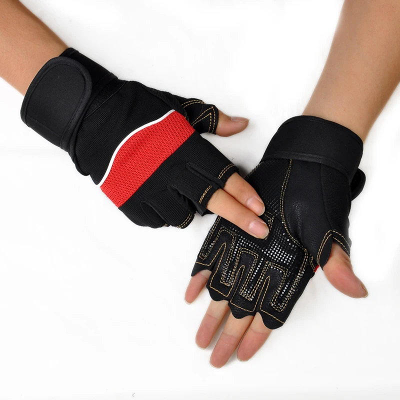 Fitness Men's Half Finger Gloves Equipment Training Gloves Outdoor Sports Gloves Extensed Wristbands Weightlifting Gym Gloves
Fitness Men's Half Finger Gloves Equipment Training Gloves Outdoor Sports Gloves Extensed Wristbands Weightlifting Gym Gloves