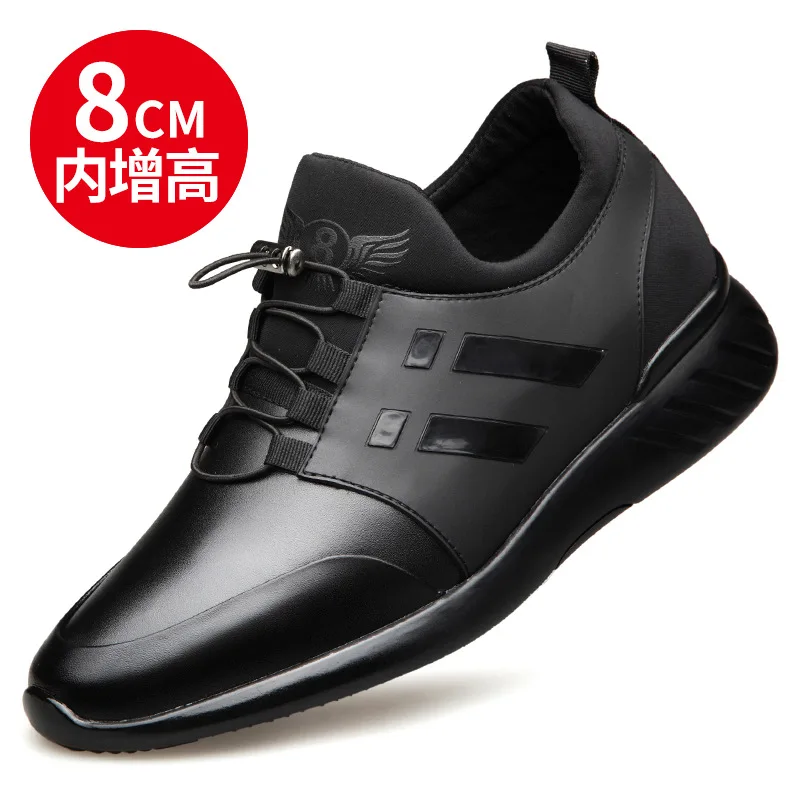 Winter men's leather shoes leather leisure sports within the increase of 6-8cm invisibility Genuine Leather shoes men sneakers
Winter men's leather shoes leather leisure sports within the increase of 6-8cm invisibility Genuine Leather shoes men sneakers