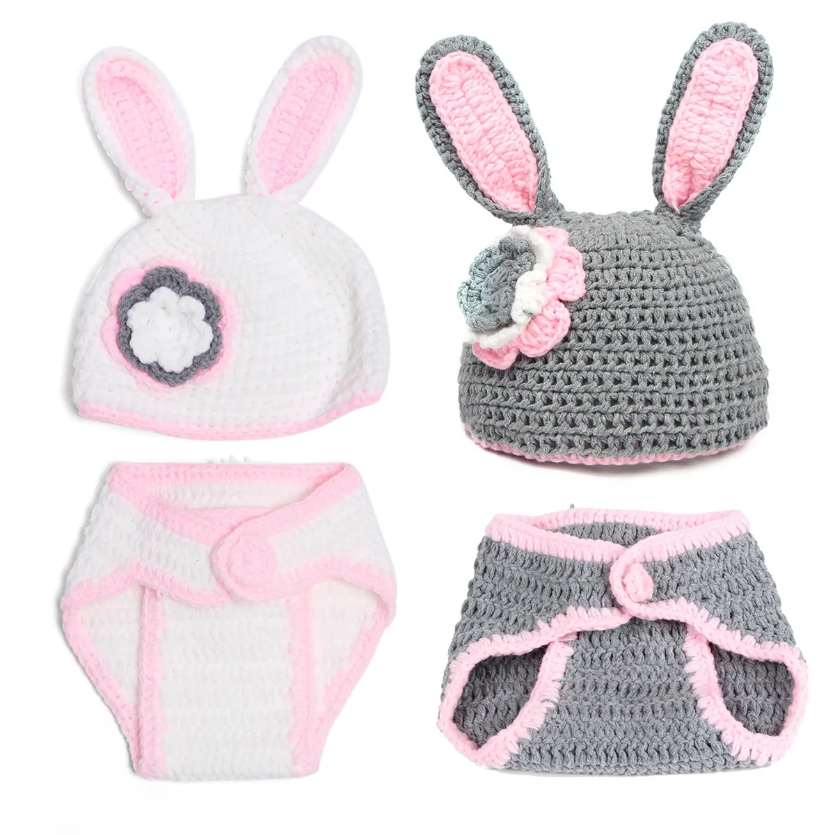 Шапочка и штаны для новорожденных, вязаная вручную, для мальчиков и девочек 
Шапочка и штаны для новорожденных, вязаная вручную, для мальчиков и девочек