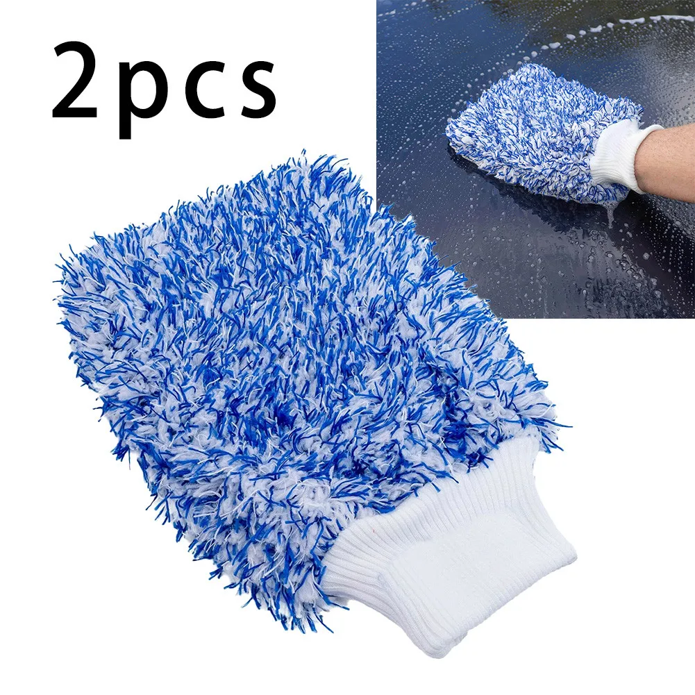 2pcs Car Wash Mitt Premium Soft Thick Plush Cleaning Glove Sponge Wash Mitt Easy To Dry Wash Car Mitt
2pcs Car Wash Mitt Premium Soft Thick Plush Cleaning Glove Sponge Wash Mitt Easy To Dry Wash Car Mitt
